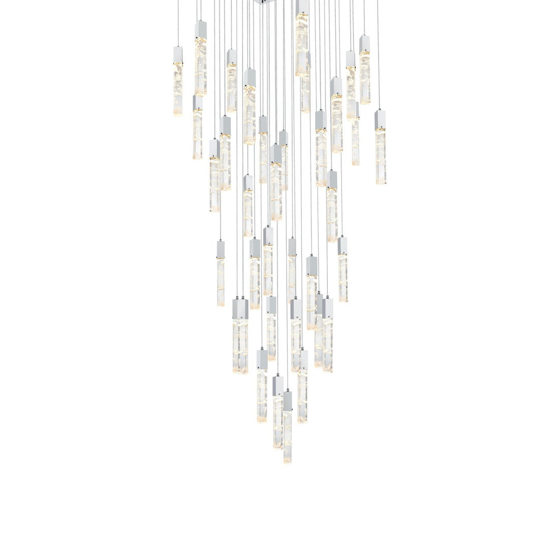 42 Inch Chandelier In Chrome