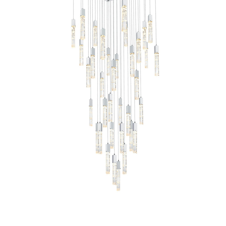 42 Inch Chandelier In Chrome