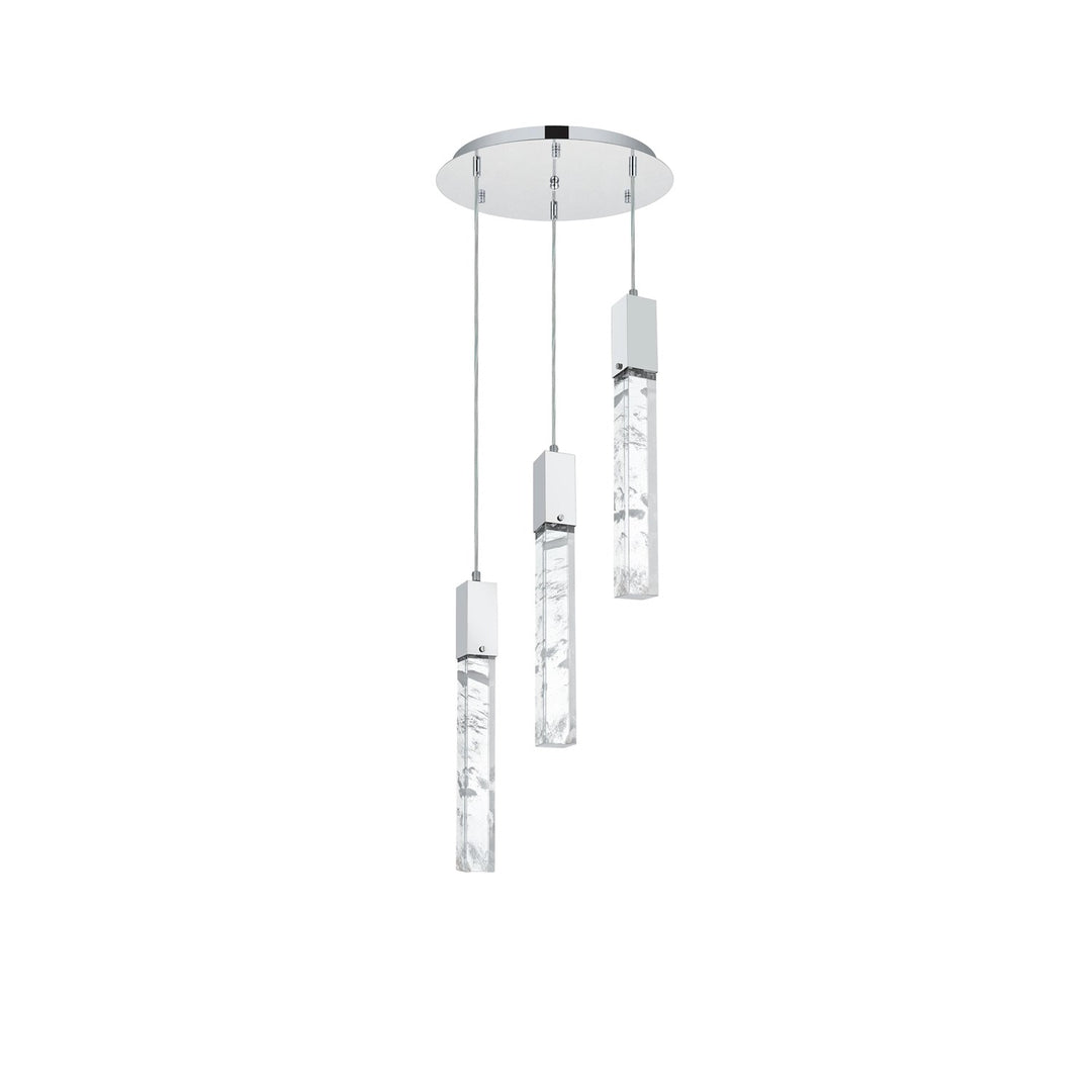 16 Inch Chandelier In Black