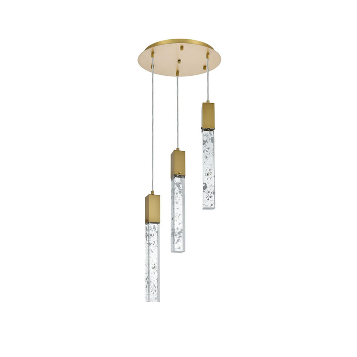 16 Inch Chandelier In Satin Gold