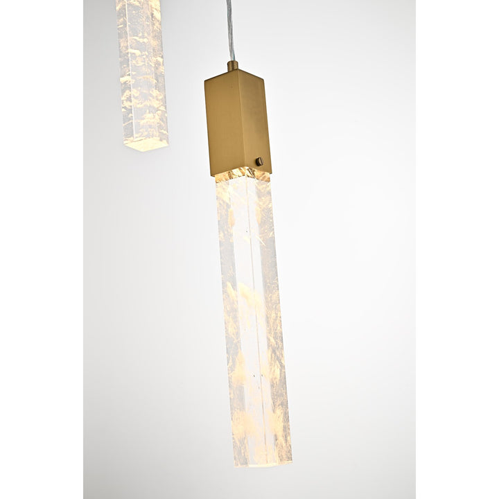 16 Inch Chandelier In Satin Gold