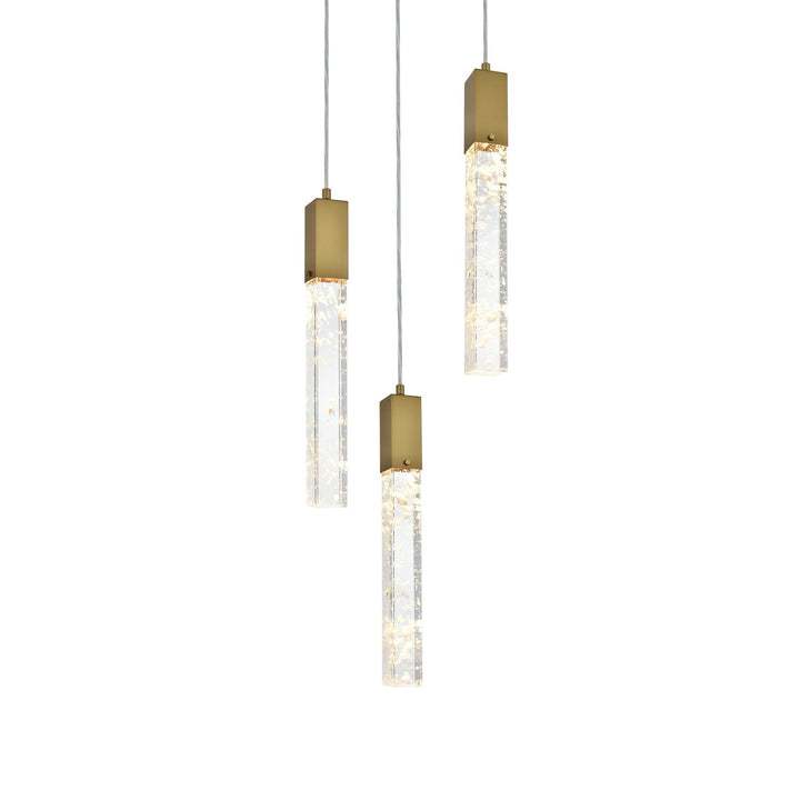 16 Inch Chandelier In Satin Gold