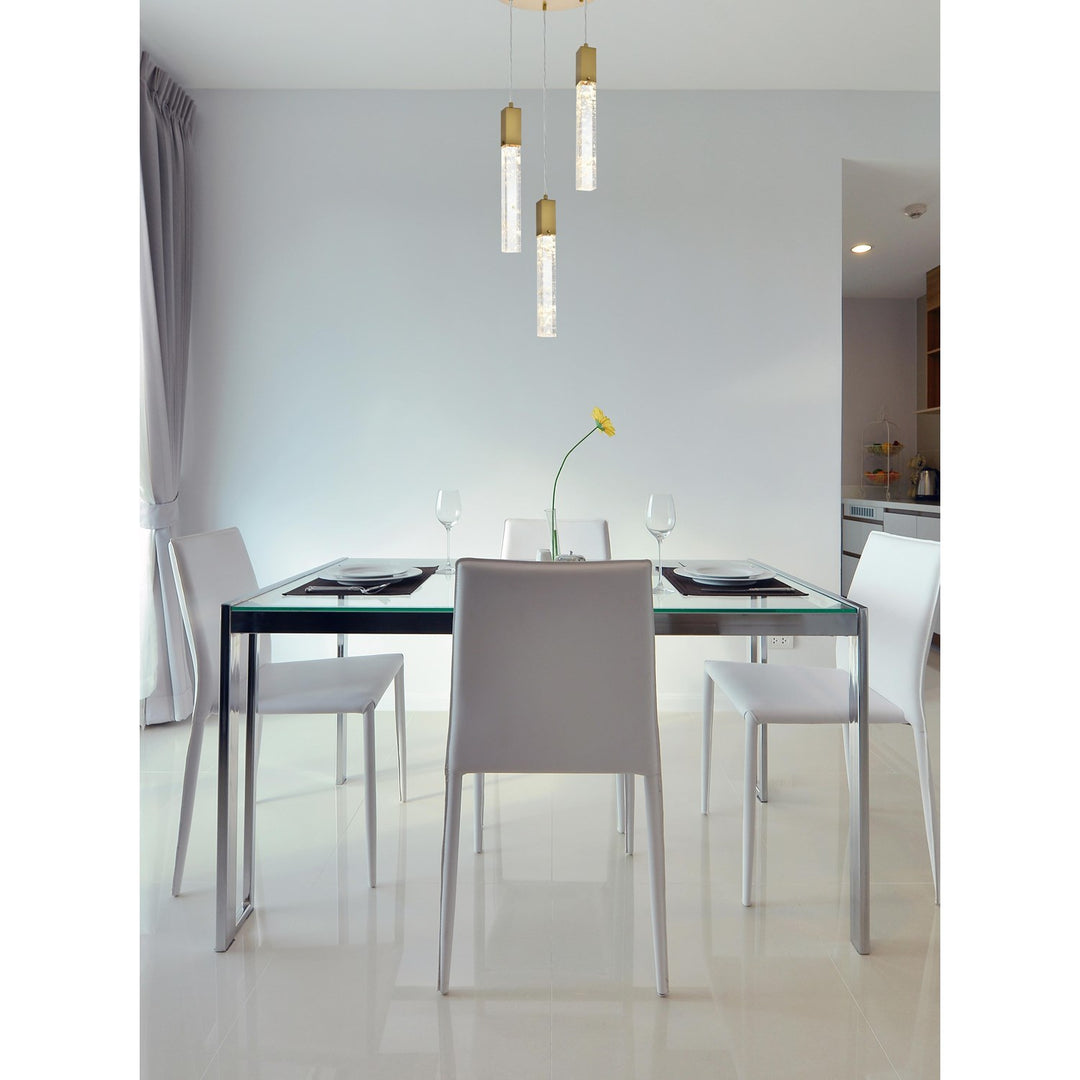 16 Inch Chandelier In Satin Gold
