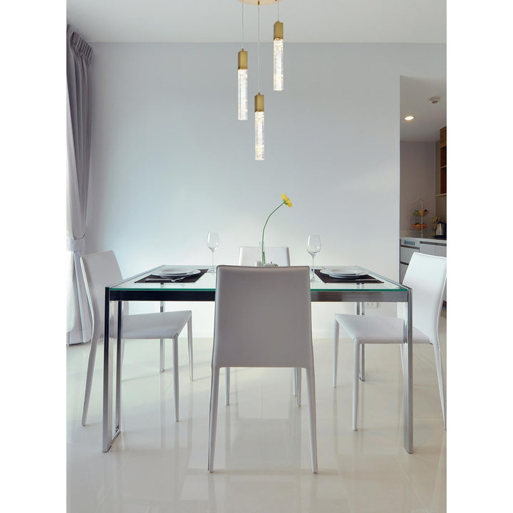 16 Inch Chandelier In Satin Gold