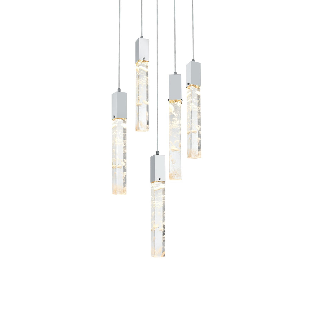 20 Inch Chandelier In Black