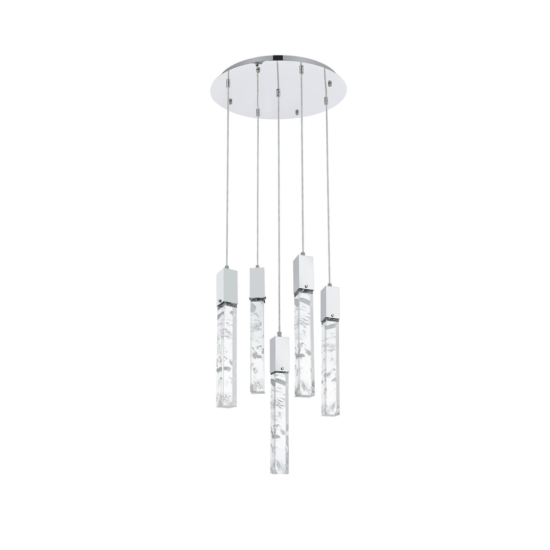 20 Inch Chandelier In Black