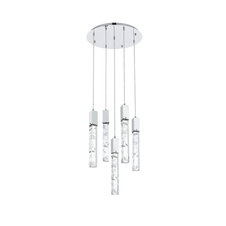 20 Inch Chandelier In Black