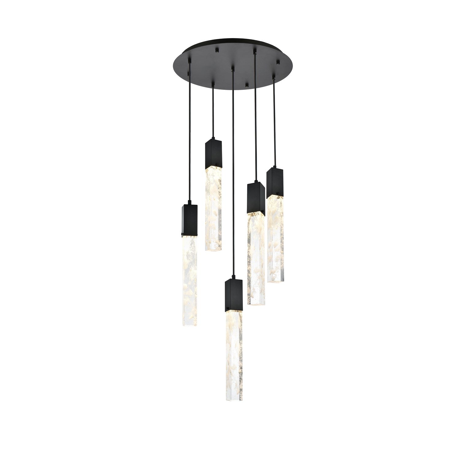 20 Inch Chandelier In Chrome by Elegant Lighting