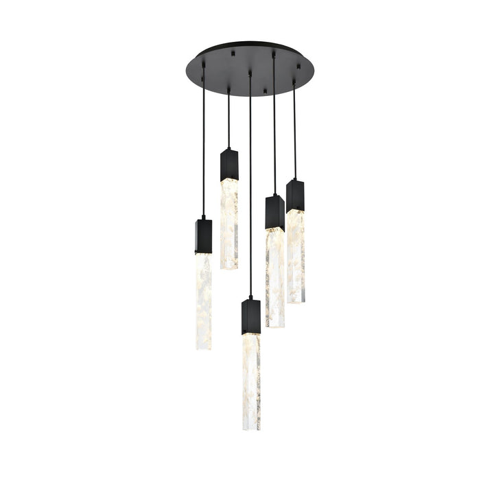 20 Inch Chandelier In Chrome by Elegant Lighting