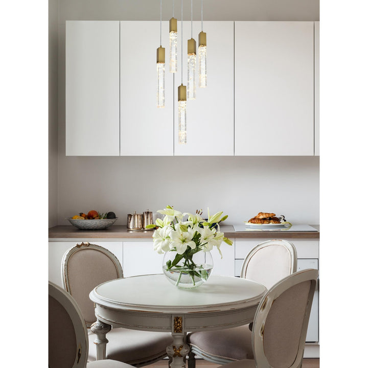 20 Inch Chandelier In Satin Gold