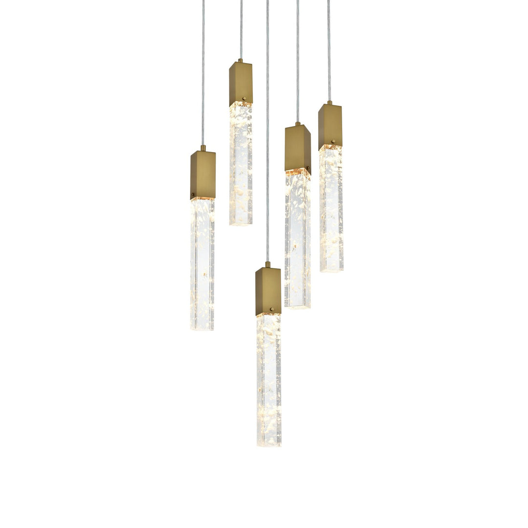 20 Inch Chandelier In Satin Gold