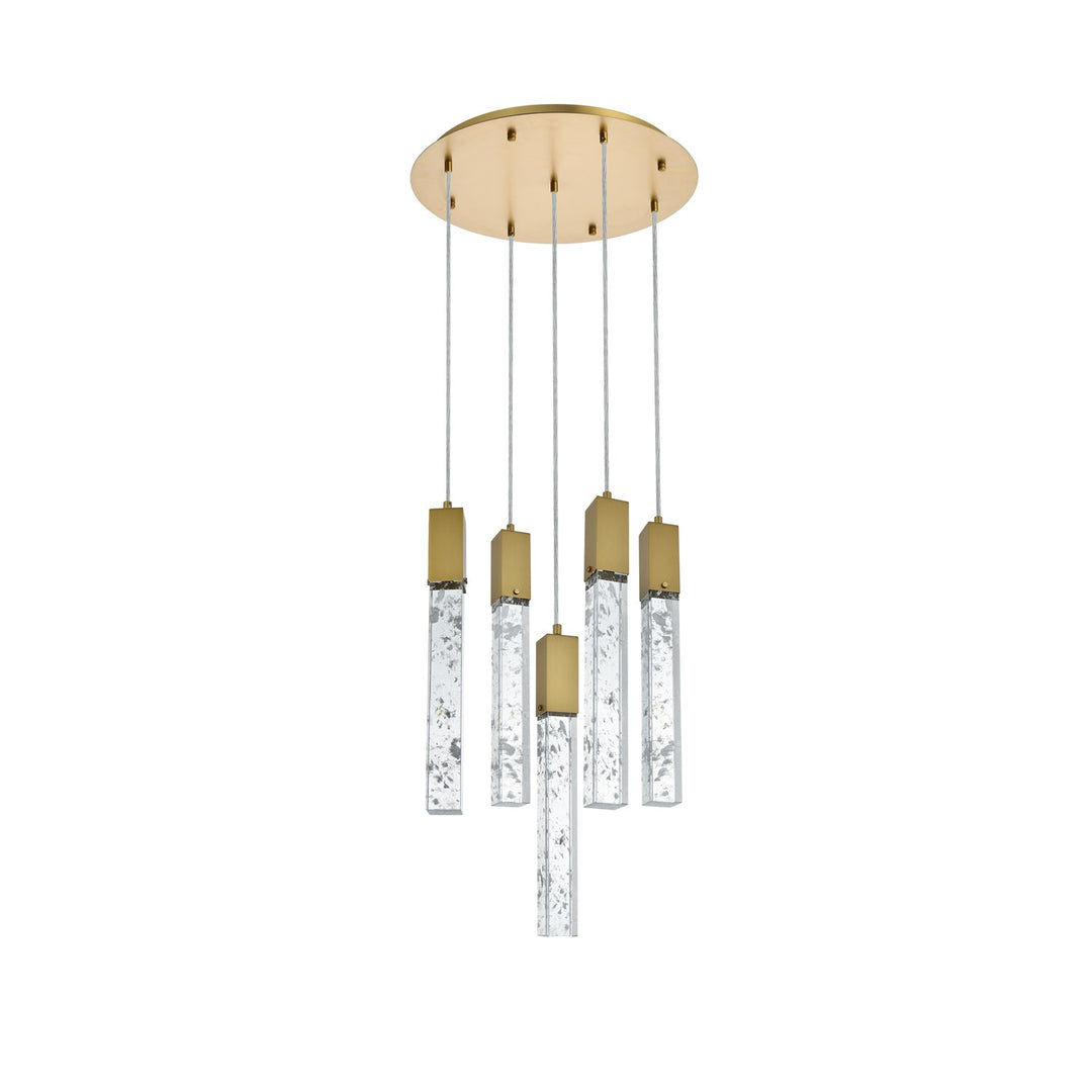 20 Inch Chandelier In Satin Gold