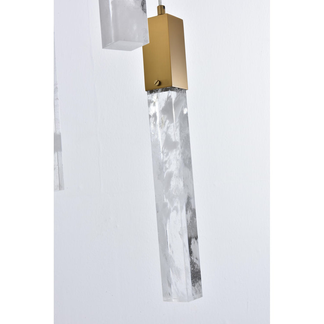 24 Inch Chandelier In Satin Gold