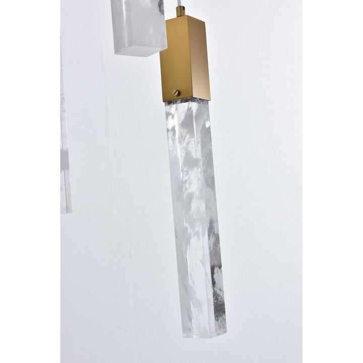 24 Inch Chandelier In Satin Gold