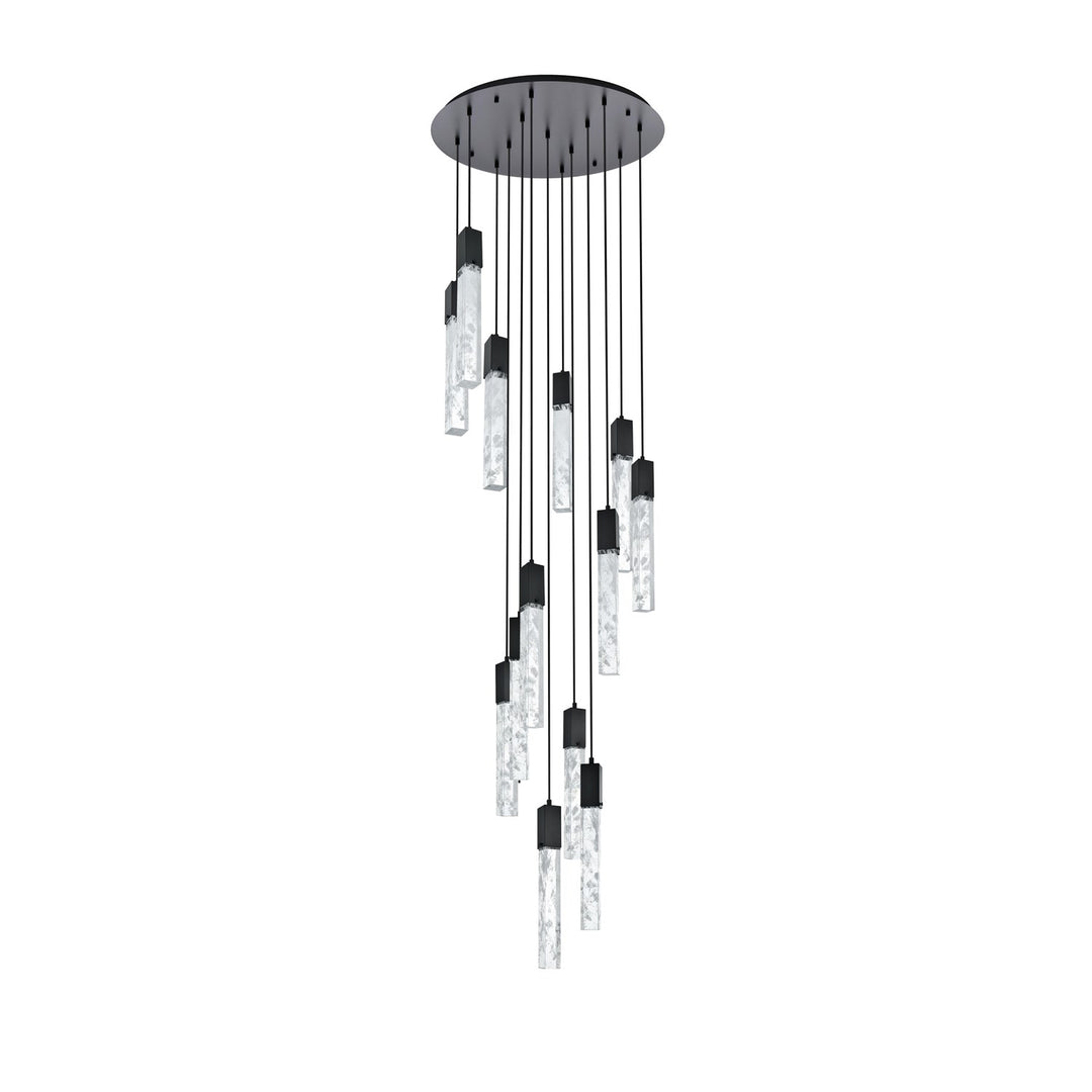 30 Inch Chandelier In Black