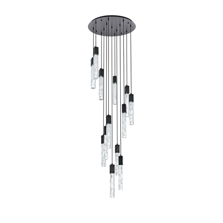 30 Inch Chandelier In Black