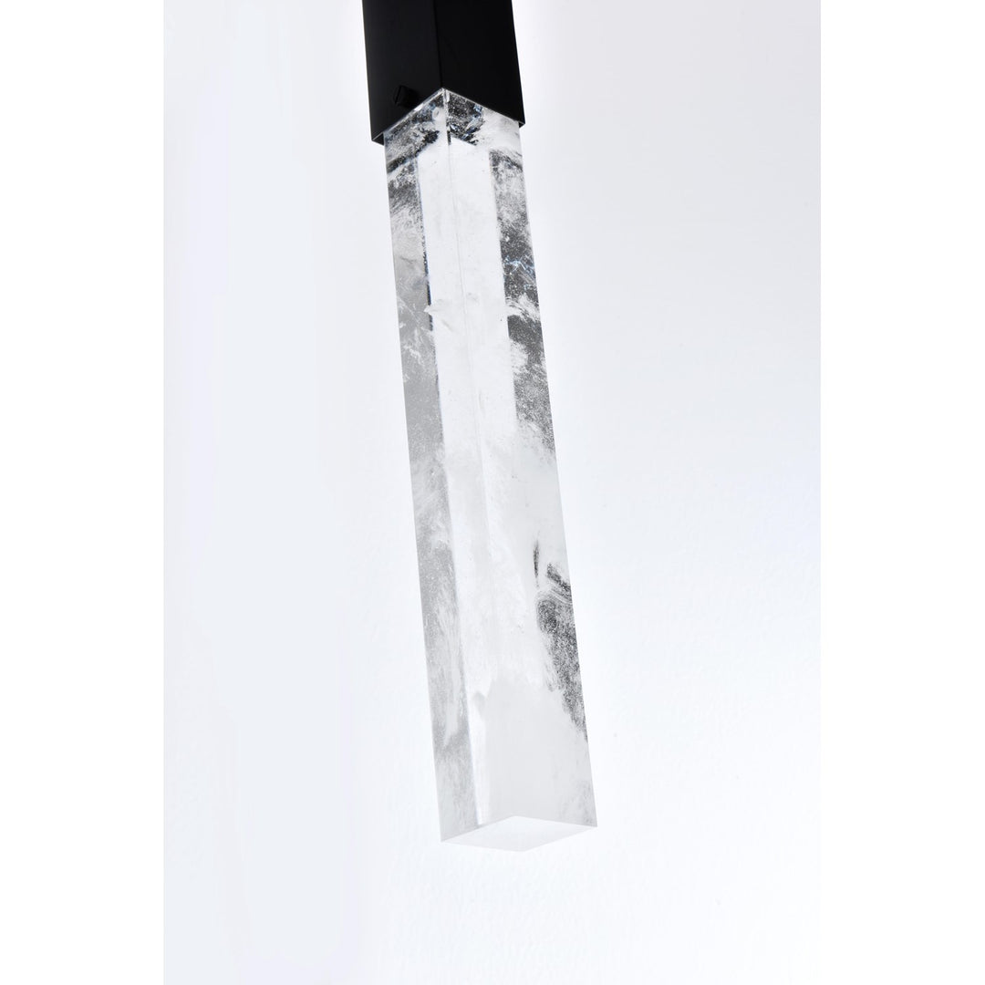 30 Inch Chandelier In Black