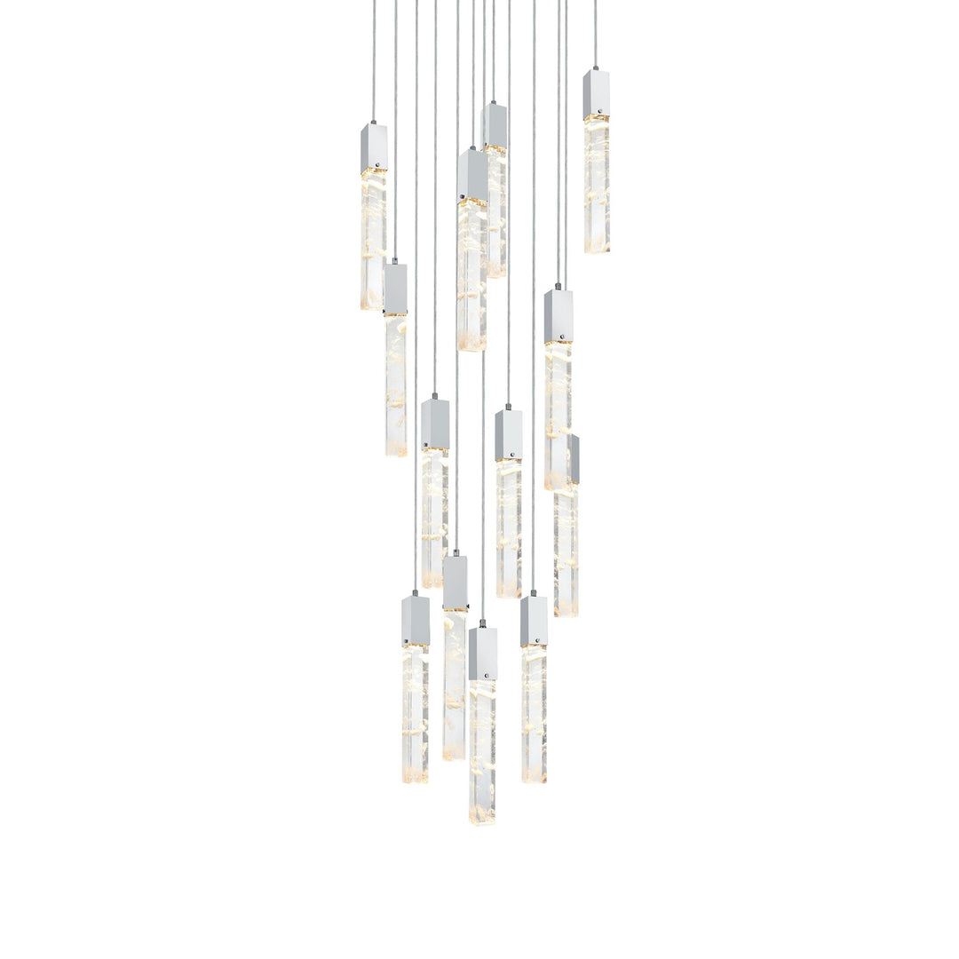 30 Inch Chandelier In Chrome