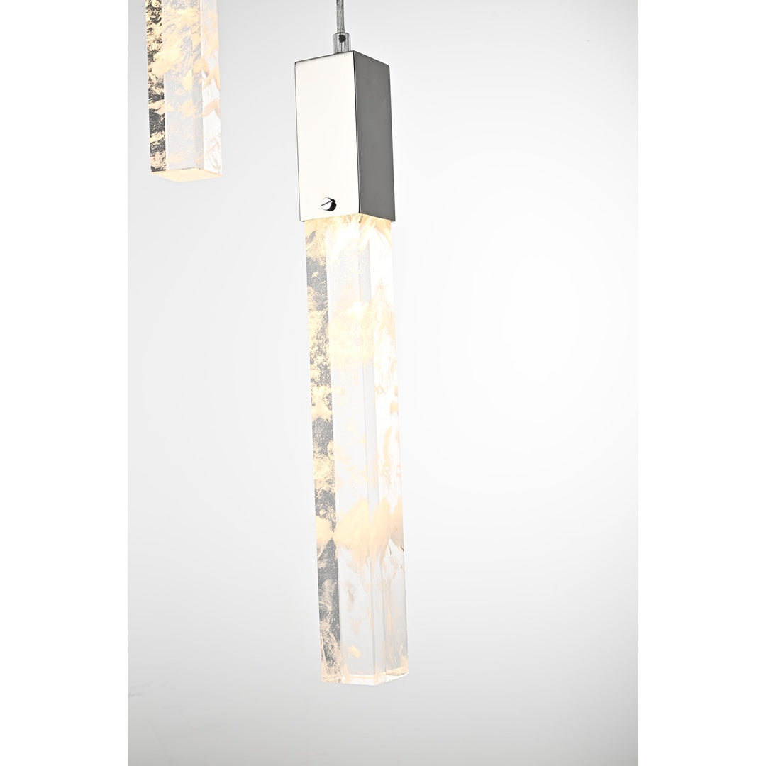 36 Inch Chandelier In Chrome