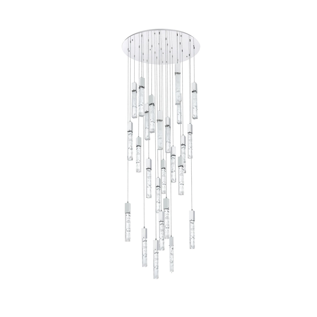 42 Inch Chandelier In Chrome