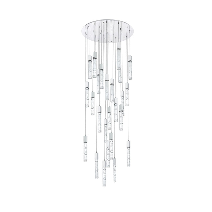42 Inch Chandelier In Chrome