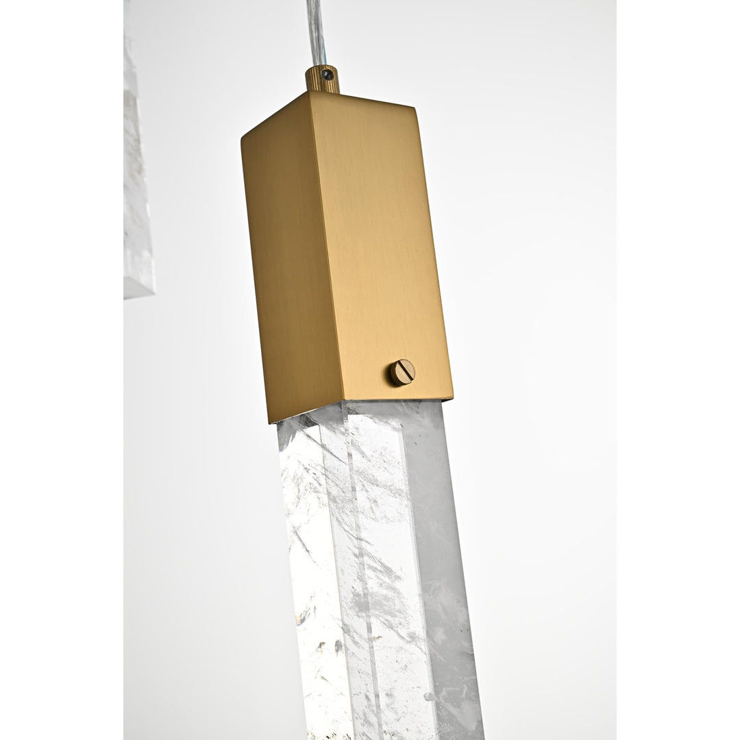 42 Inch Chandelier In Satin Gold