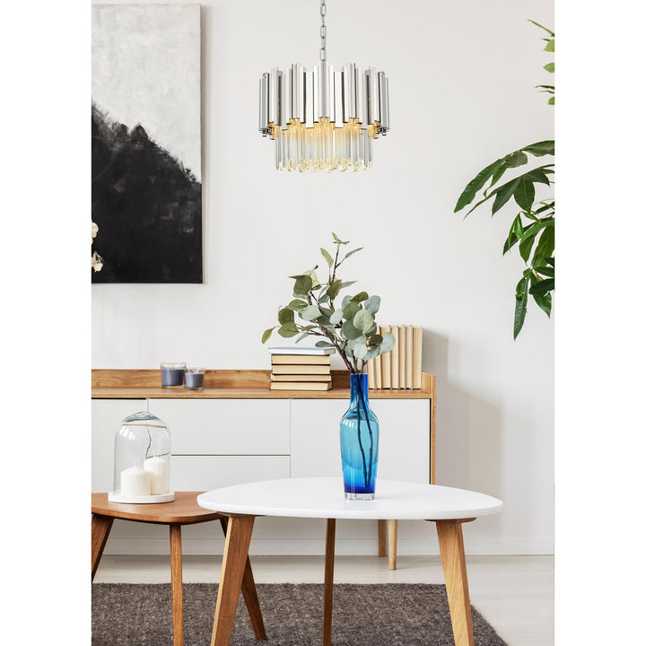 16 Inch Chandelier In Chrome