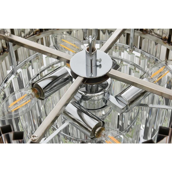 16 Inch Chandelier In Chrome