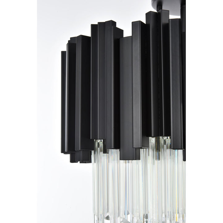 16 Inch Flush Mount In Black