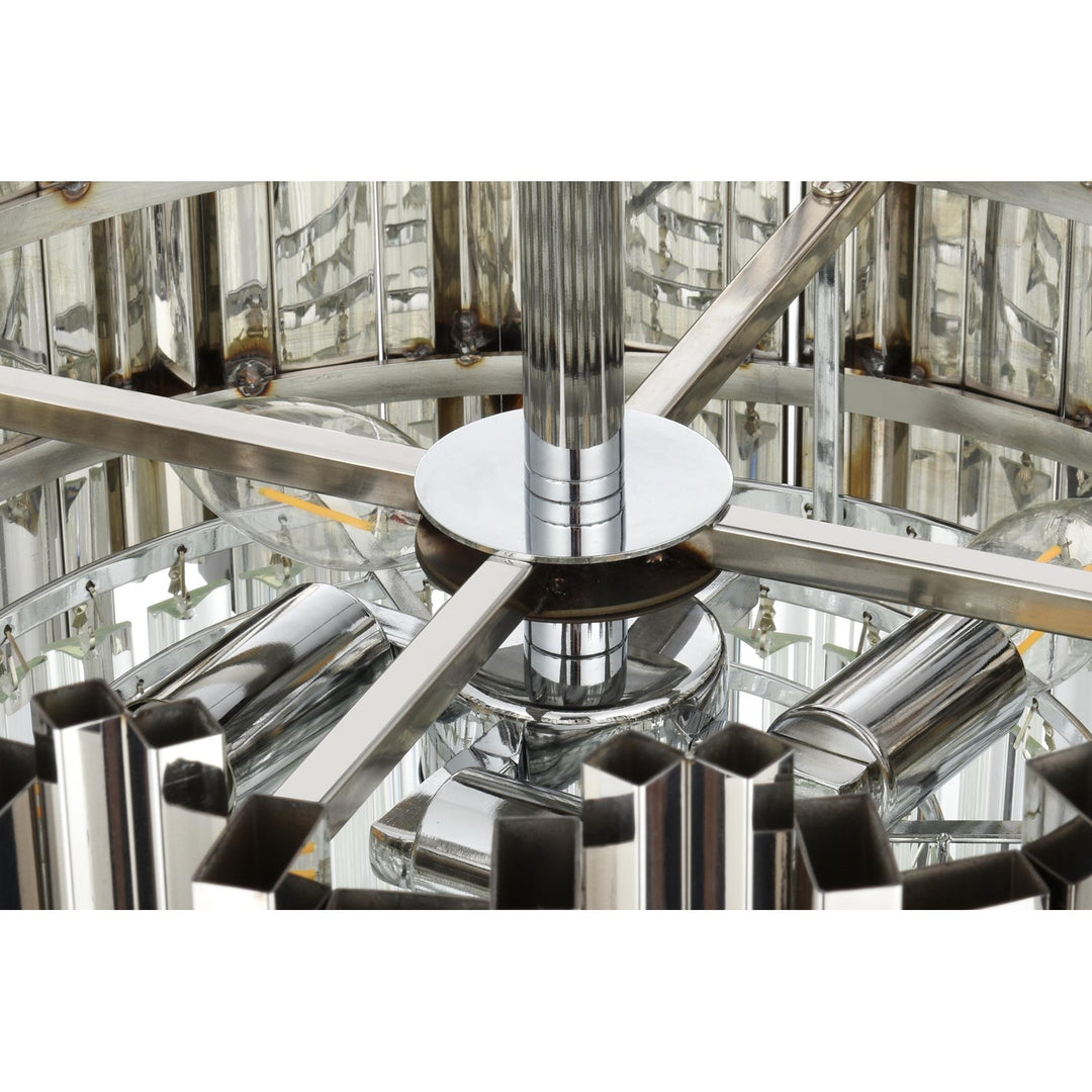 16 Inch Flush Mount In Chrome