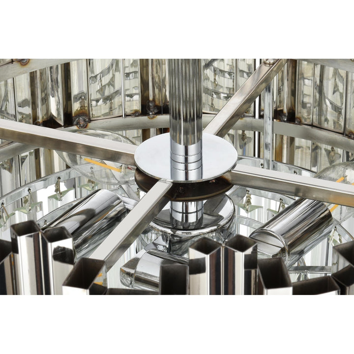 16 Inch Flush Mount In Chrome