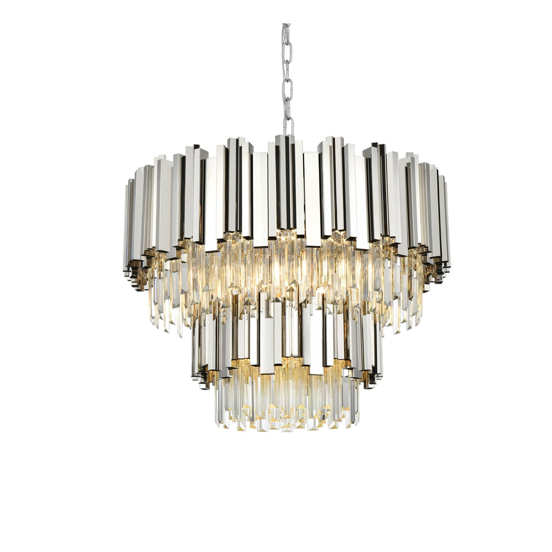 24 Inch Chandelier In Chrome