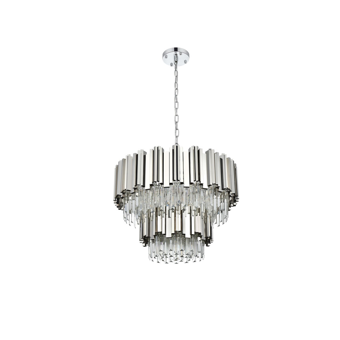 24 Inch Chandelier In Chrome