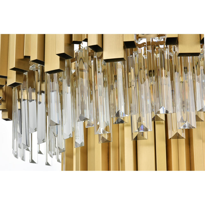24 Inch Chandelier In Satin Gold