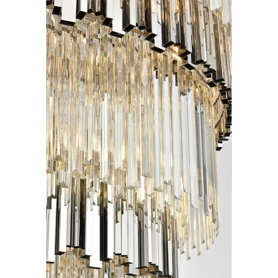 40 Inch Chandelier In Chrome