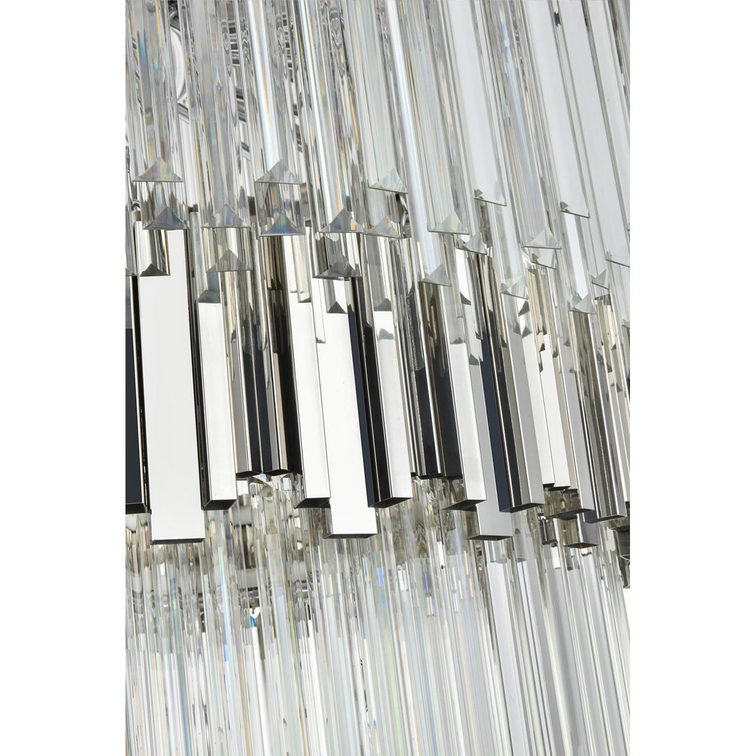 40 Inch Chandelier In Chrome