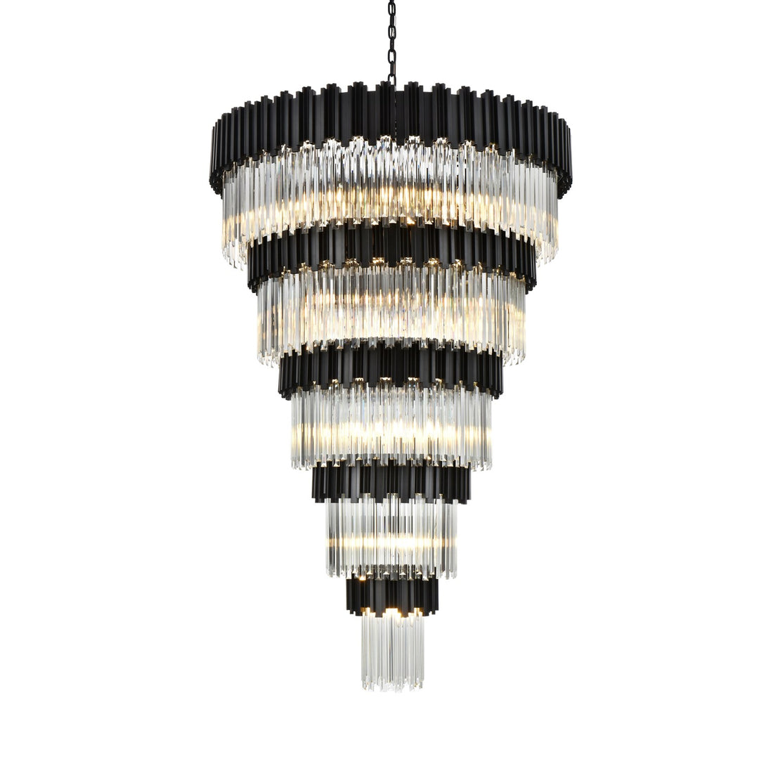 48 Inch Chandelier In Black