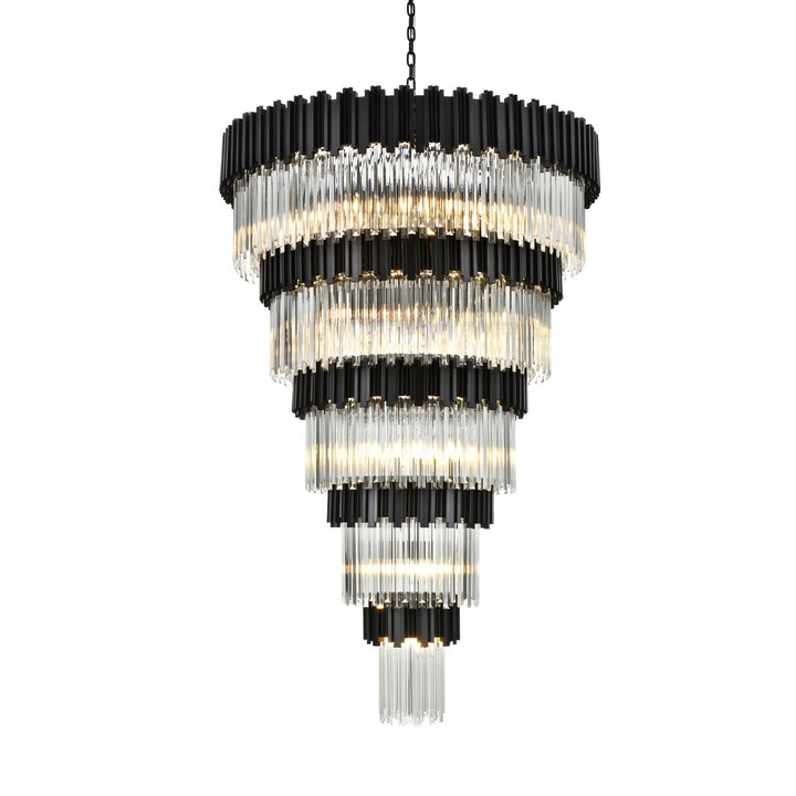 48 Inch Chandelier In Black