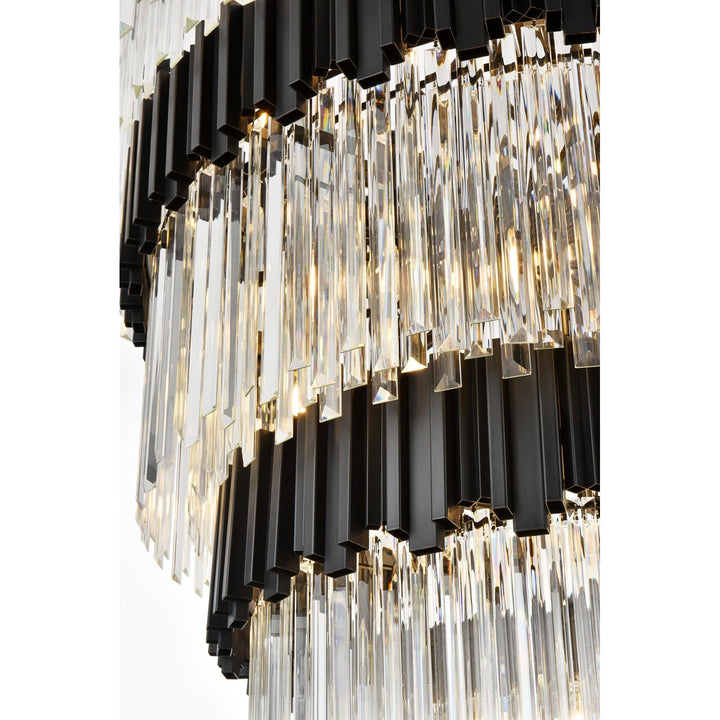 48 Inch Chandelier In Black