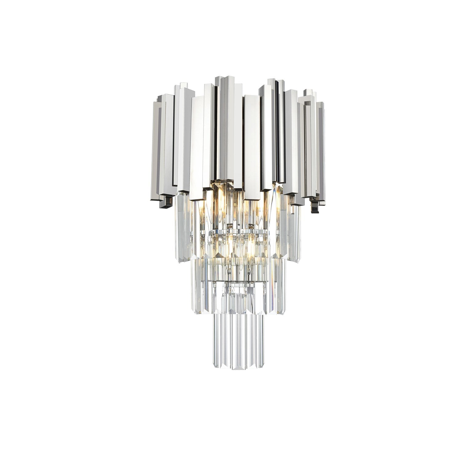 12 Inch Wall Sconce In Chrome by Elegant Lighting