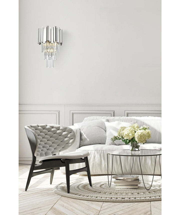 12 Inch Wall Sconce In Chrome