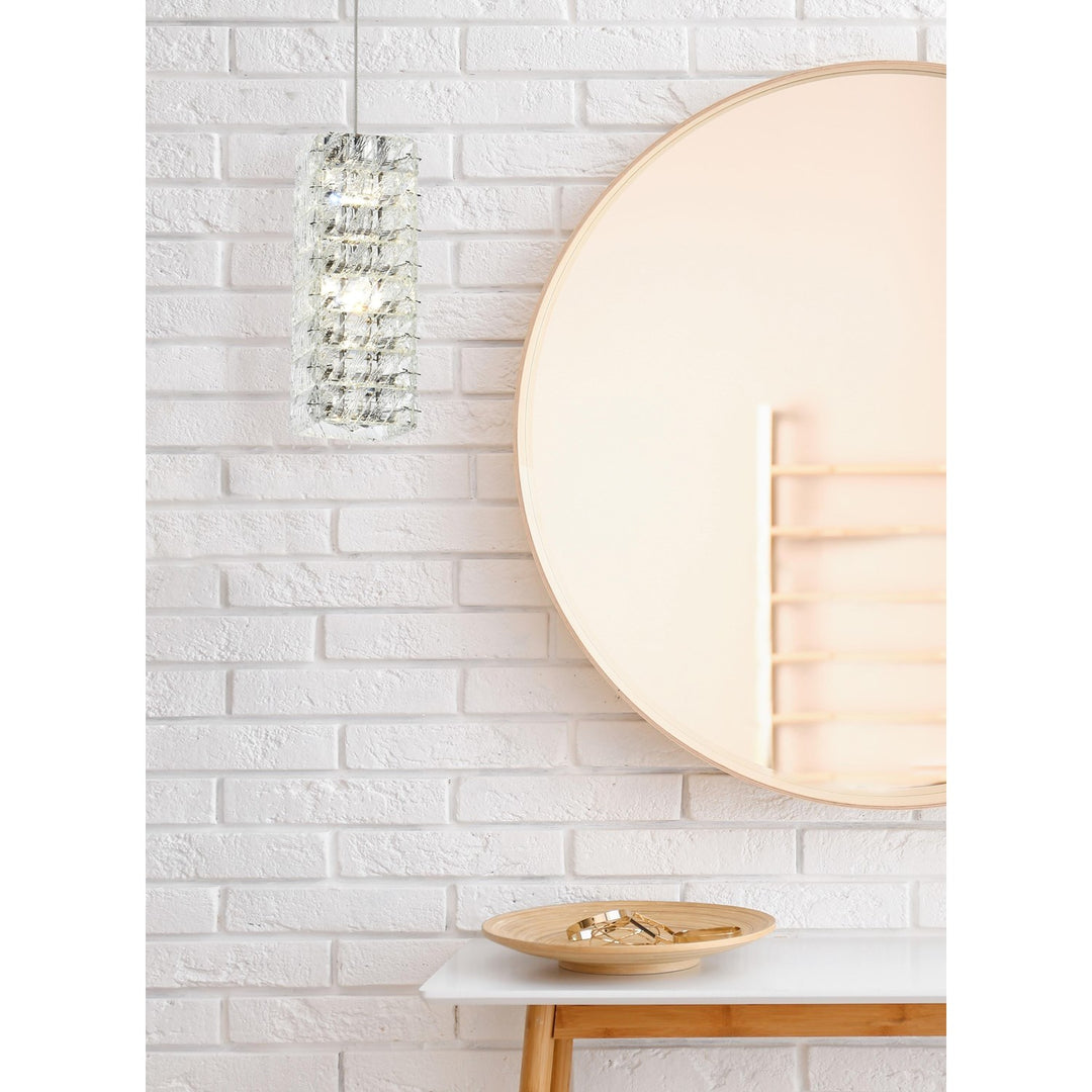 6.5 Inch Led Pendant In Chrome