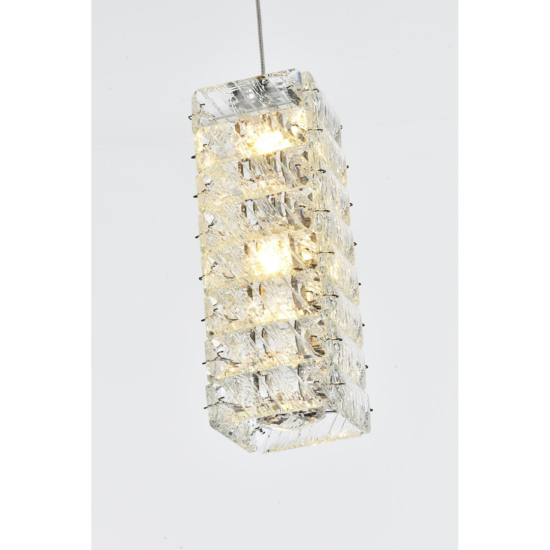 6.5 Inch Led Pendant In Chrome