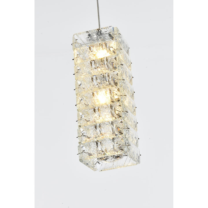 6.5 Inch Led Pendant In Chrome