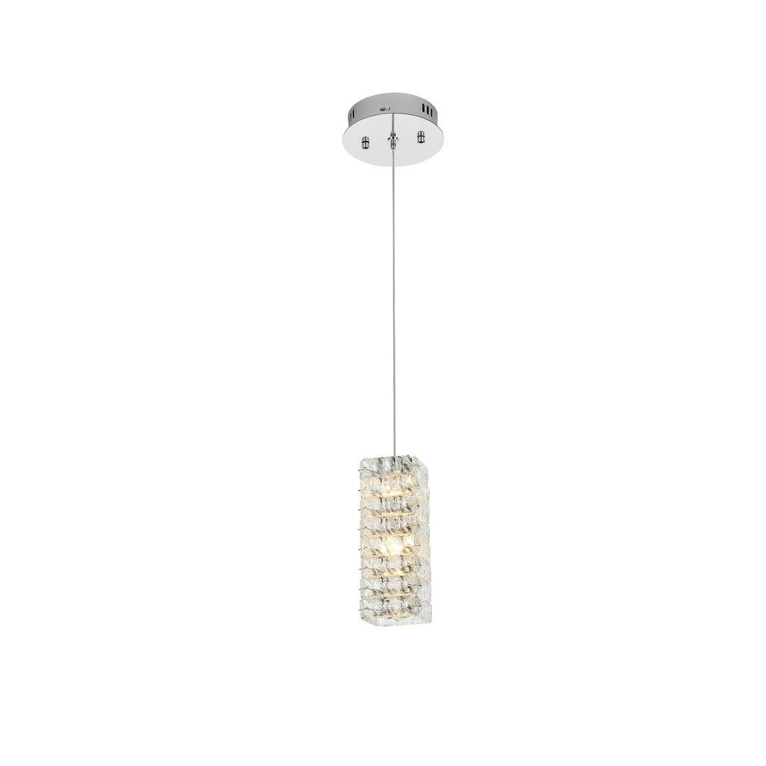 6.5 Inch Led Pendant In Chrome