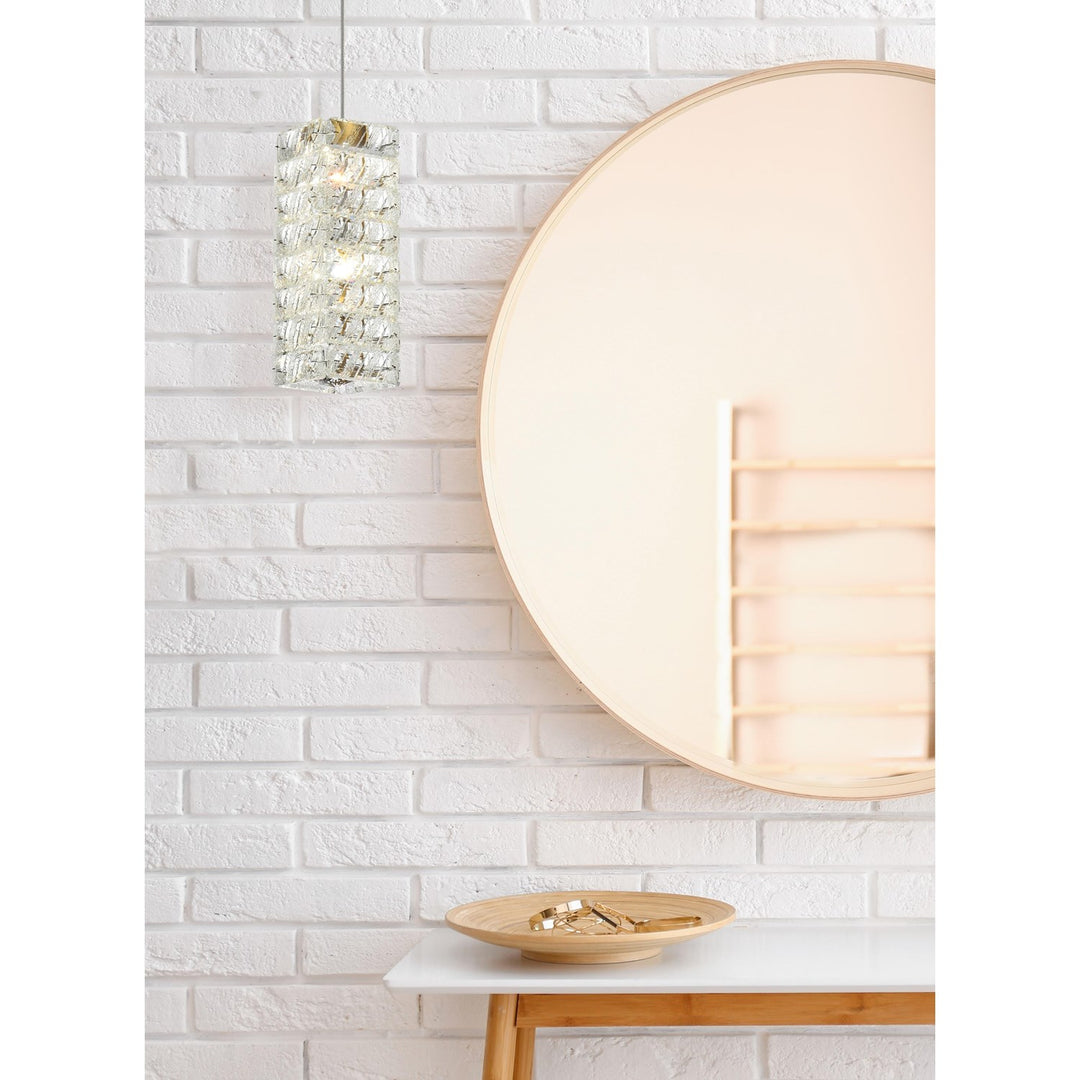 6.5 Inch Led Pendant In Satin Gold