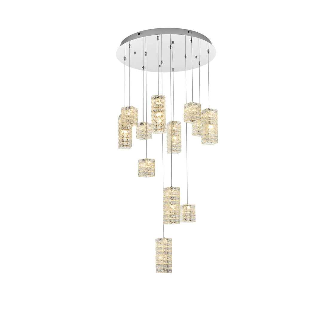 28 Inch Led Pendant In Chrome