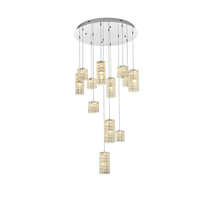 28 Inch Led Pendant In Chrome