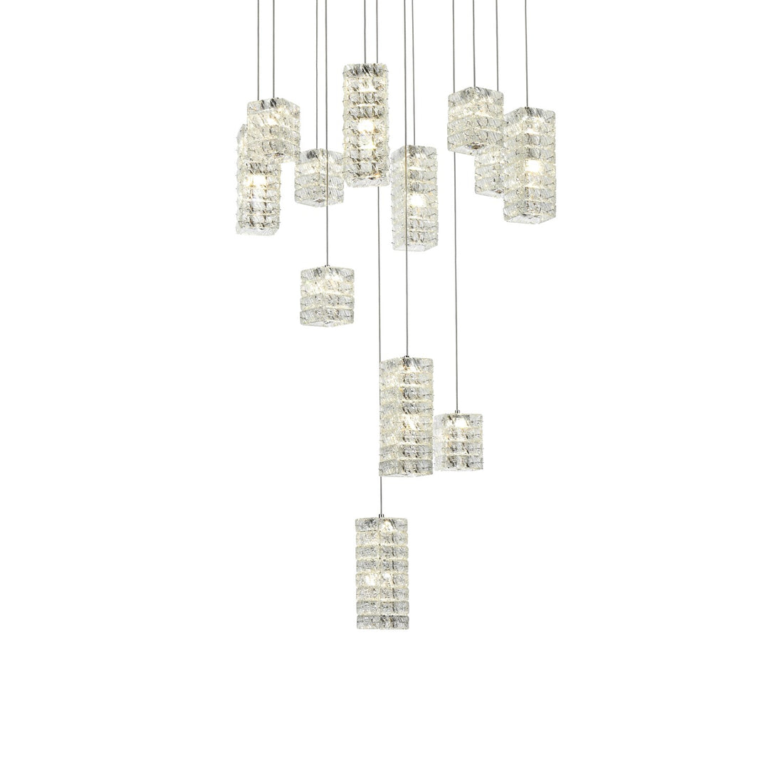 28 Inch Led Pendant In Chrome