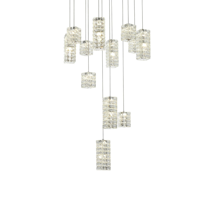 28 Inch Led Pendant In Chrome